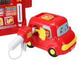 Keezi Kids Gas Petrol Station Pumper Pretend Play Toys Car Music Card Playset