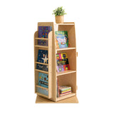 Jooyes Kids Wooden Revolving Bookcase - H92cm