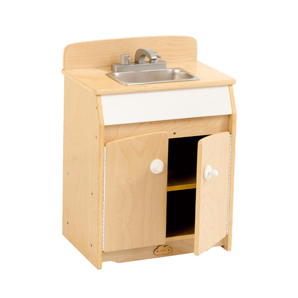 Jooyes Kids Wooden Play Kitchen Sink - H65cm