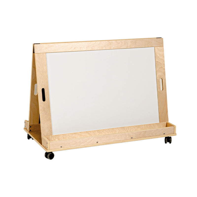 Jooyes  Kids Magnetic Standing Easel White and Black Board