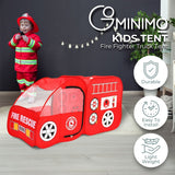 GOMINIMO Kids Fire fighting truck Tent (Red)