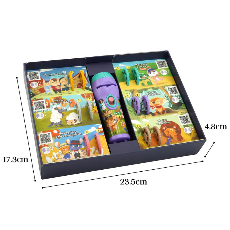 Storytelling Torch Projector 6 Stories Gift Set - Audio Kids Learning STEM Toy