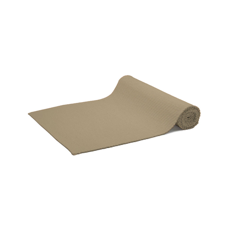 Rans Lollipop Cotton Ribbed Runner - Taupe