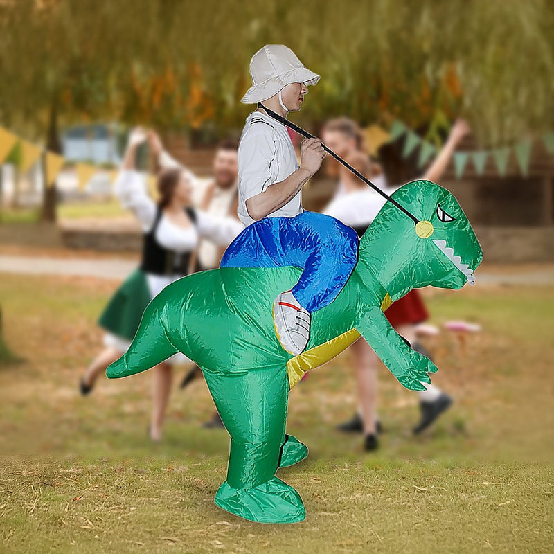 DINO Fancy Dress Inflatable Suit -Fan Operated Costume