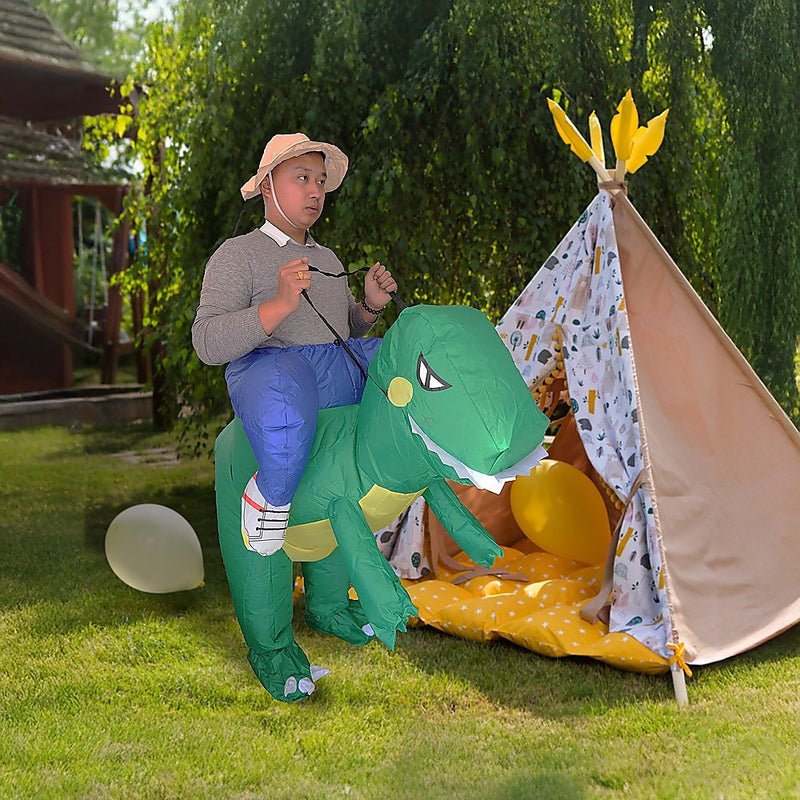 DINO Fancy Dress Inflatable Suit -Fan Operated Costume