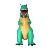 Dinosaur T-Rex Fancy Dress Fan Inflatable Costume Tyrannosaurus Suit